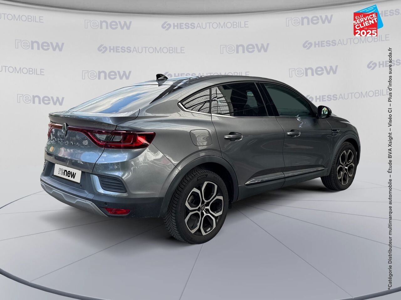 Véhicule d'occasion RENAULT ARKANA 1.3 TCE MILD HYBRID 140CH TECHNO EDC -22 GPS chez Fiat Mulhouse