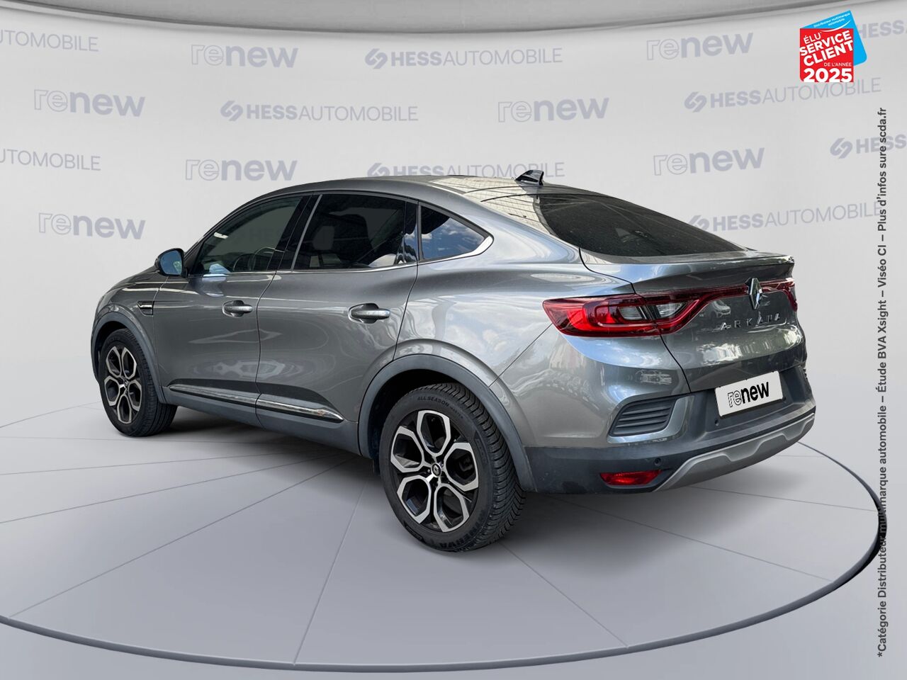 Véhicule d'occasion RENAULT ARKANA 1.3 TCE MILD HYBRID 140CH TECHNO EDC -22 GPS chez Fiat Mulhouse