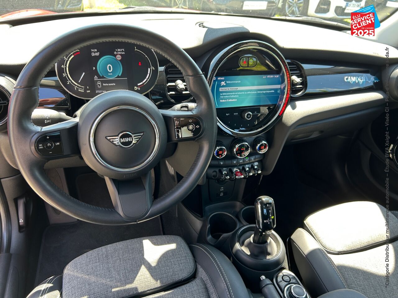 Véhicule d'occasion MINI MINI 5 PORTES COOPER 136CH EDITION CAMDEN BVA7 TPANO GPS RADAR AR chez Hyundai Strasbourg