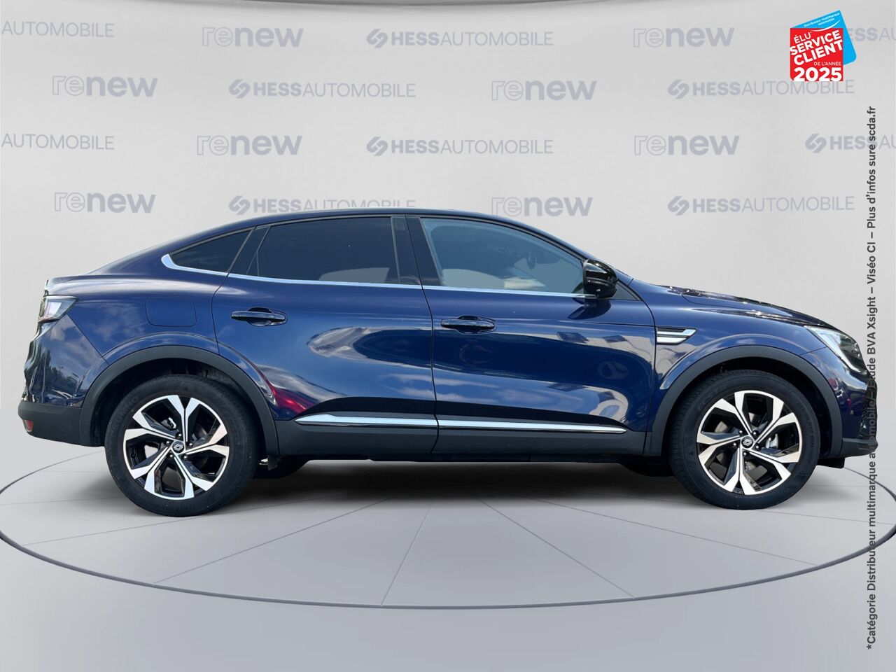 Véhicule d'occasion RENAULT ARKANA 1.6 E-TECH 145CH FULL HYBRID TECHNO -23 GPS chez Renault Colmar