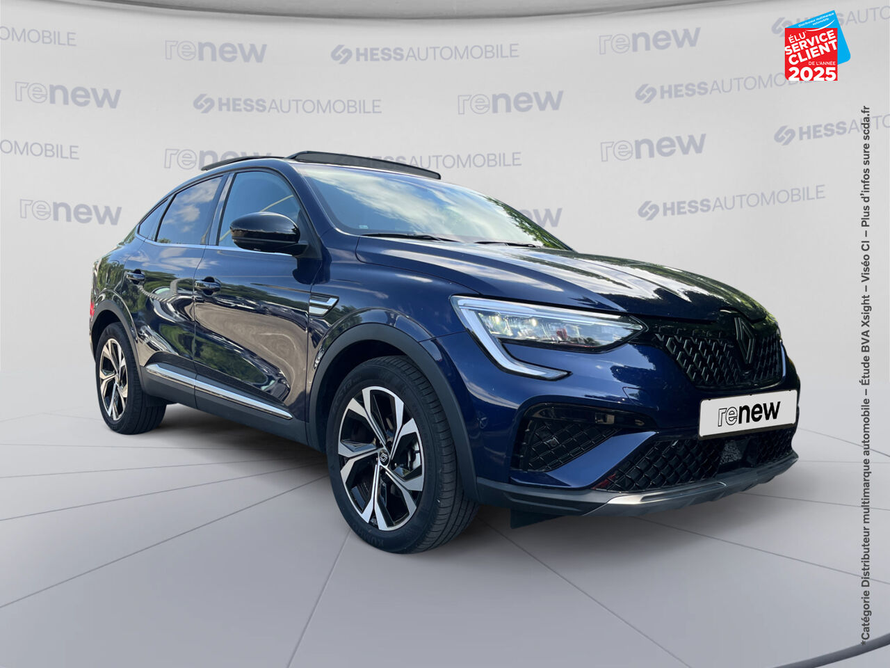 Véhicule d'occasion RENAULT ARKANA 1.6 E-TECH 145CH FULL HYBRID TECHNO -23 GPS chez Renault Colmar