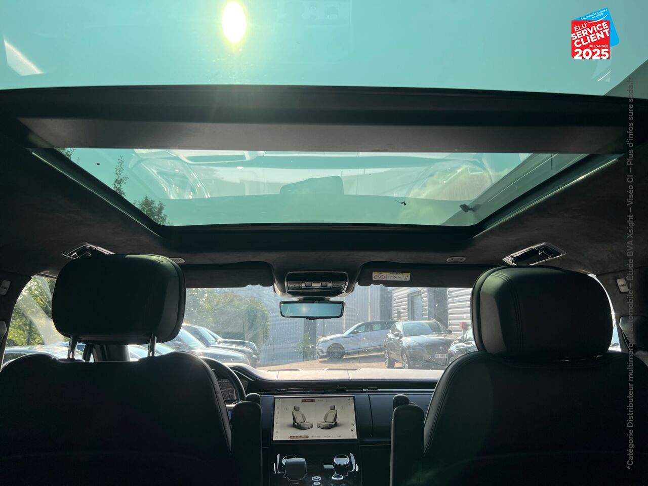 Véhicule d'occasion LAND-ROVER RANGE ROVER SPORT 3.0 P510E 510CH PHEV DYNAMIC AUTOBIOGRAPHY TPANO SIEGES CHAUF/CUIR GPS CAMERA chez Land Rover Nancy