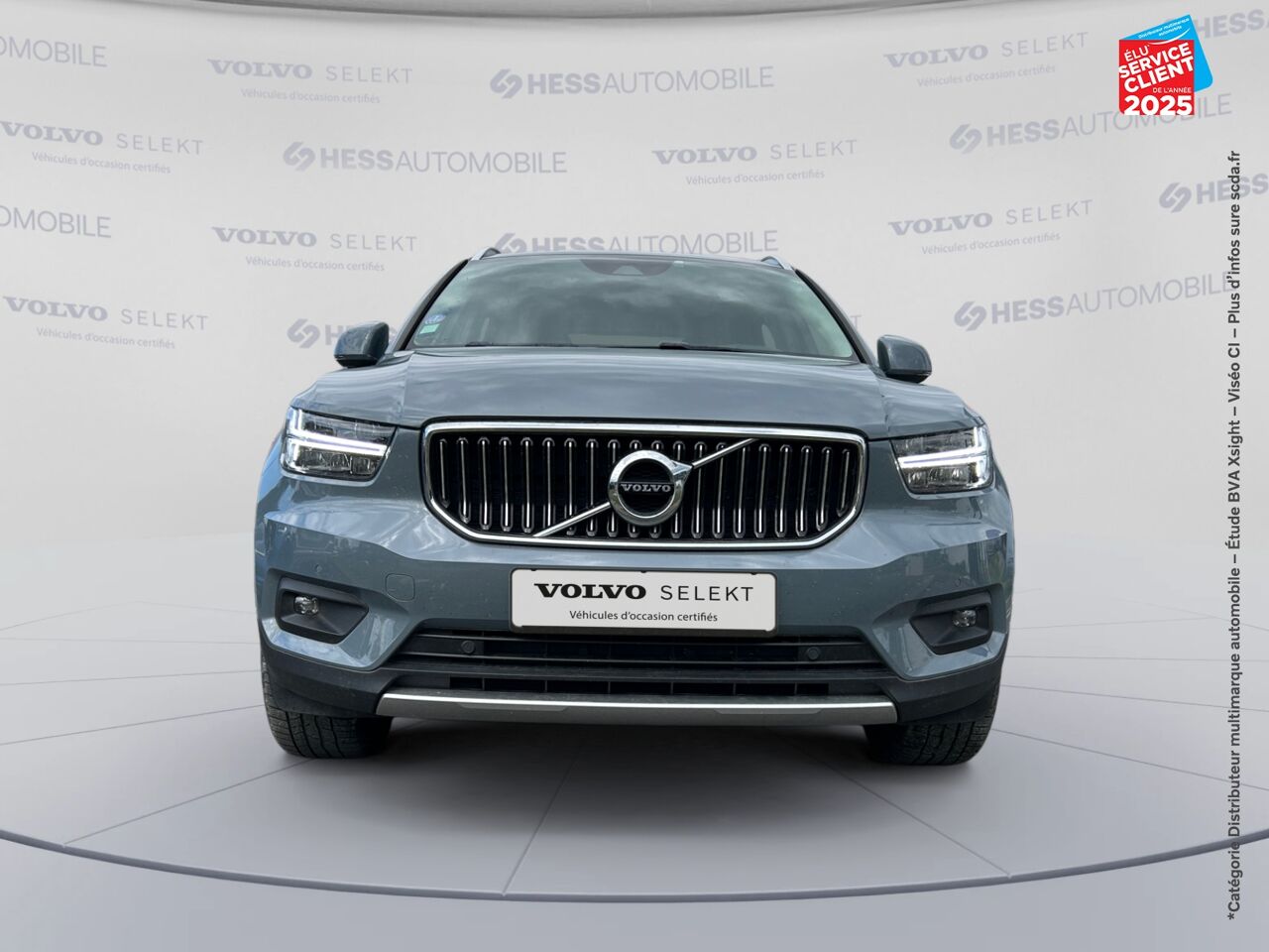 Véhicule d'occasion VOLVO XC40 T4 RECHARGE 129 + 82CH INSCRIPTION BUSINESS DCT 7 GPS CAMERA CARPLAY chez Renault Sélestat