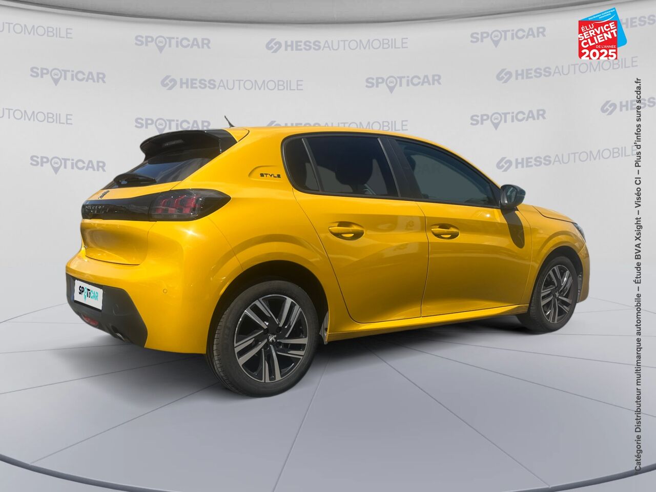 Véhicule d'occasion PEUGEOT 208 1.2 PURETECH 100CH SS STYLE chez Renault Sélestat