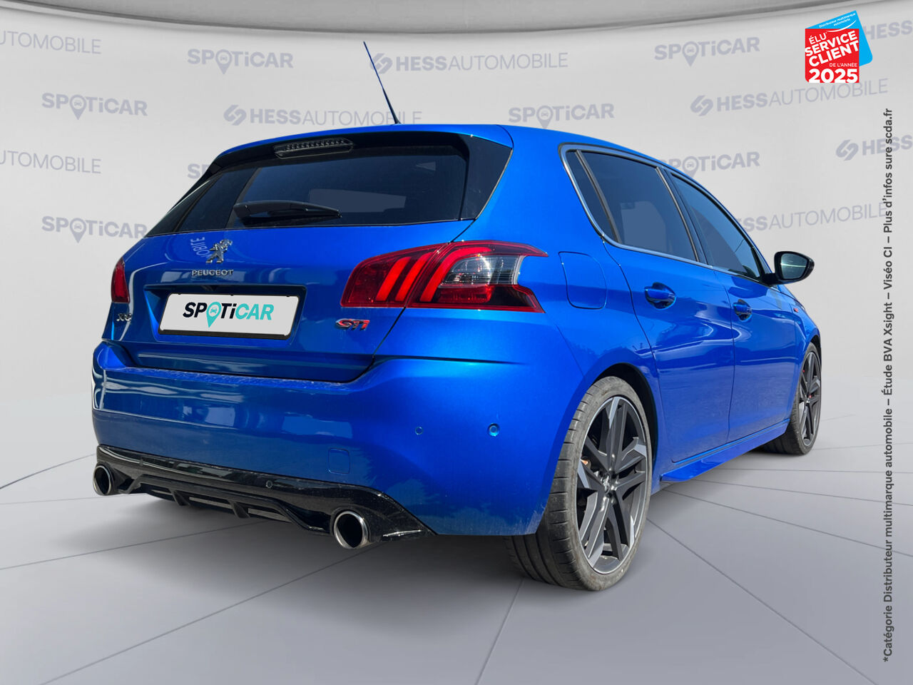 Véhicule d'occasion PEUGEOT 308 1.6 PURETECH 263CH E6.2 EVAP S/S GTI TPANO SIEGES CHAUF GPS CARPLAY chez Renault Montbéliard