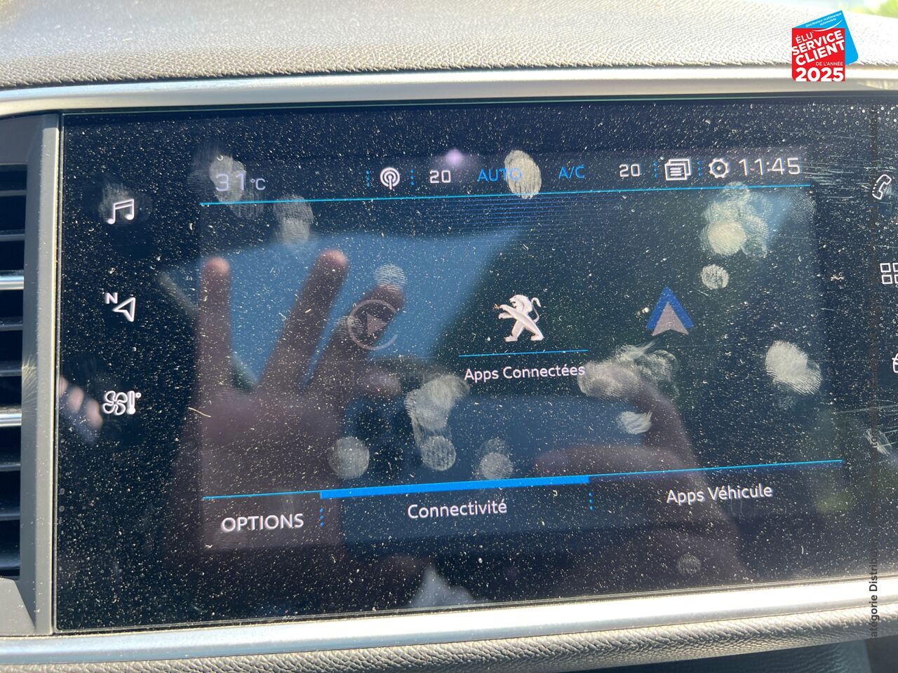 Véhicule d'occasion PEUGEOT 308 1.6 PURETECH 263CH E6.2 EVAP S/S GTI TPANO SIEGES CHAUF GPS CARPLAY chez Renault Montbéliard