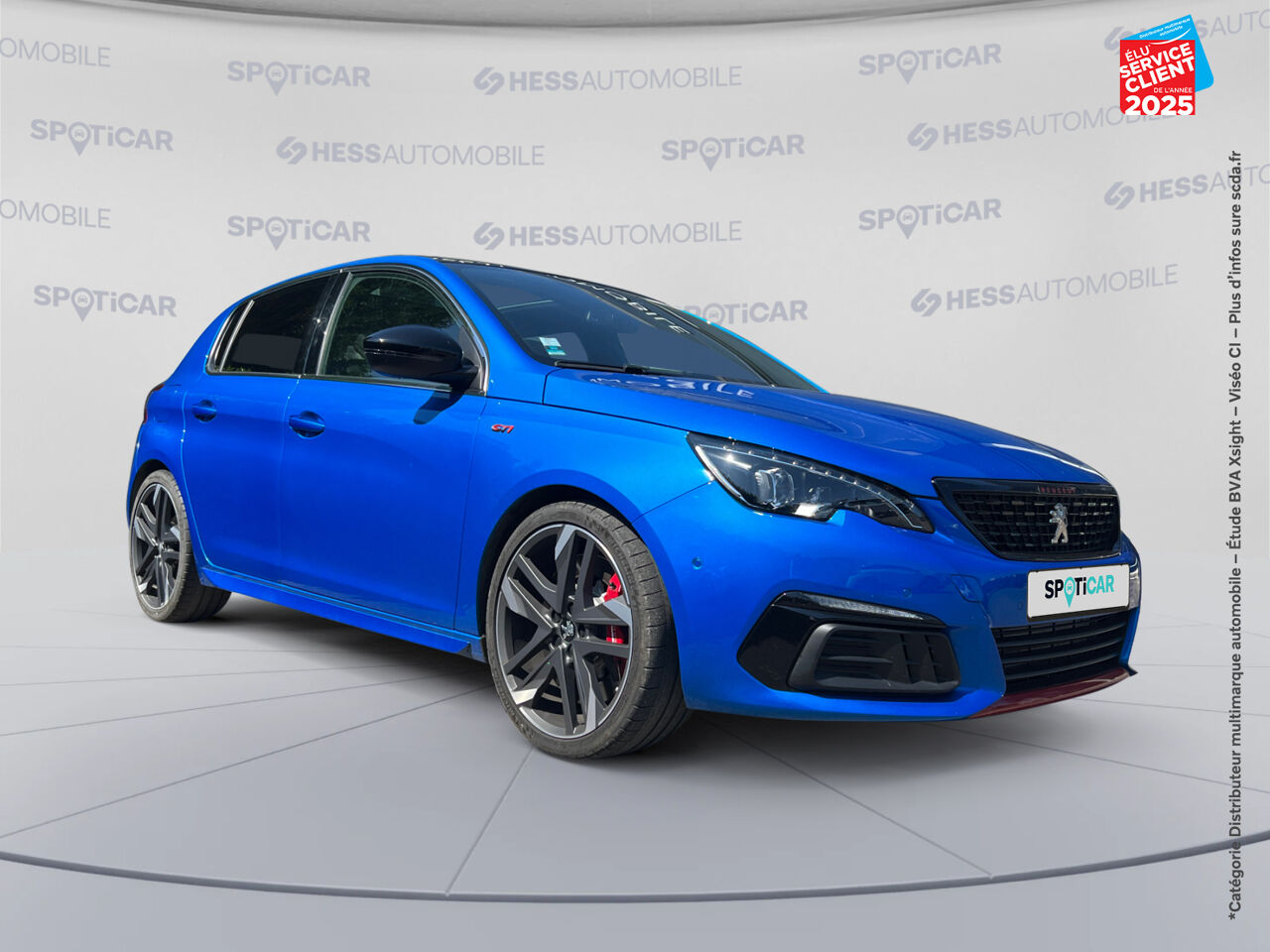 Véhicule d'occasion PEUGEOT 308 1.6 PURETECH 263CH E6.2 EVAP S/S GTI TPANO SIEGES CHAUF GPS CARPLAY chez Renault Montbéliard