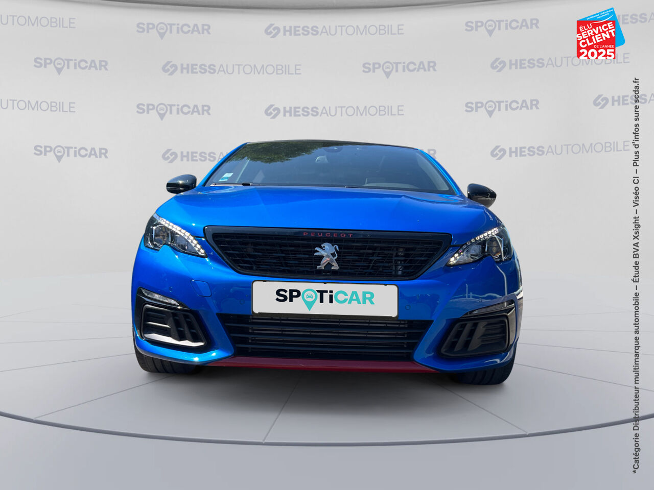 Véhicule d'occasion PEUGEOT 308 1.6 PURETECH 263CH E6.2 EVAP S/S GTI TPANO SIEGES CHAUF GPS CARPLAY chez Renault Montbéliard