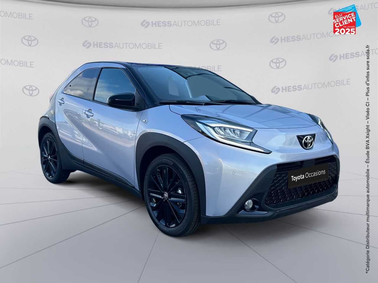Véhicule d'occasion TOYOTA AYGO X 1.0 VVT-I 72CH JBL EDITION S-CVT MY24 chez HESS Automobile