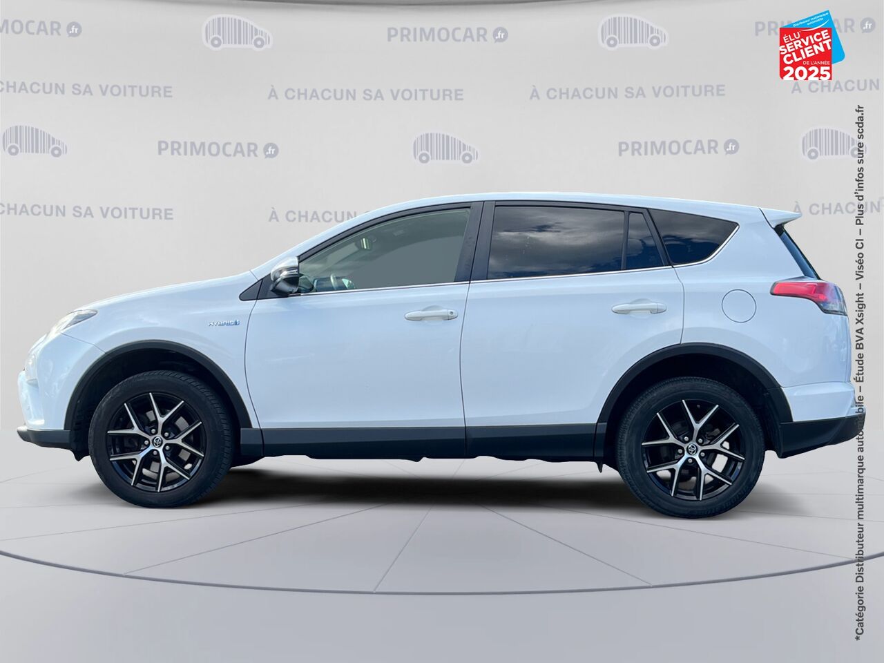 Véhicule d'occasion TOYOTA RAV4 197 HYBRIDE DESIGN TSS AWD CVT GPS chez Primocar
