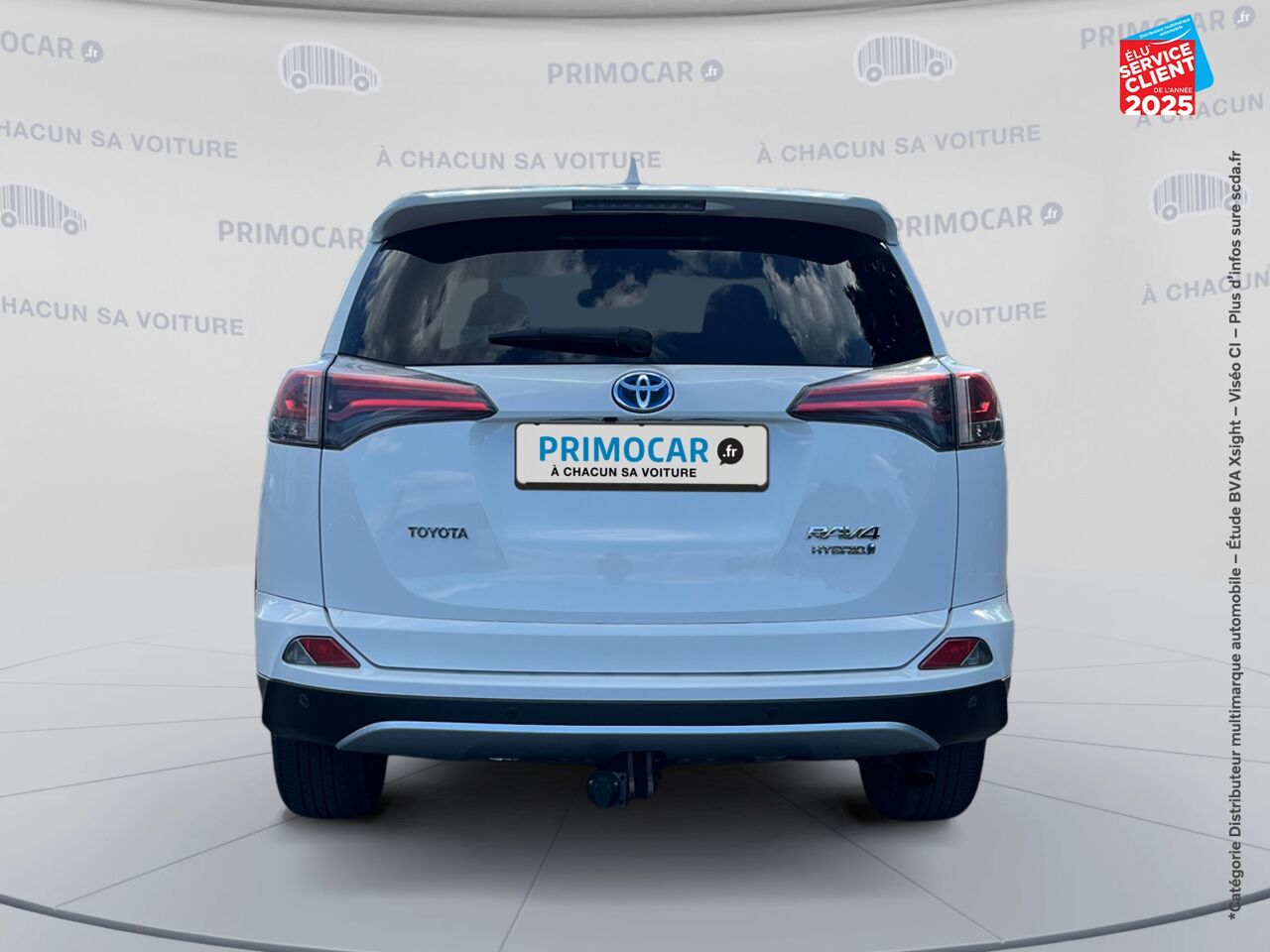 Véhicule d'occasion TOYOTA RAV4 197 HYBRIDE DESIGN TSS AWD CVT GPS chez Primocar