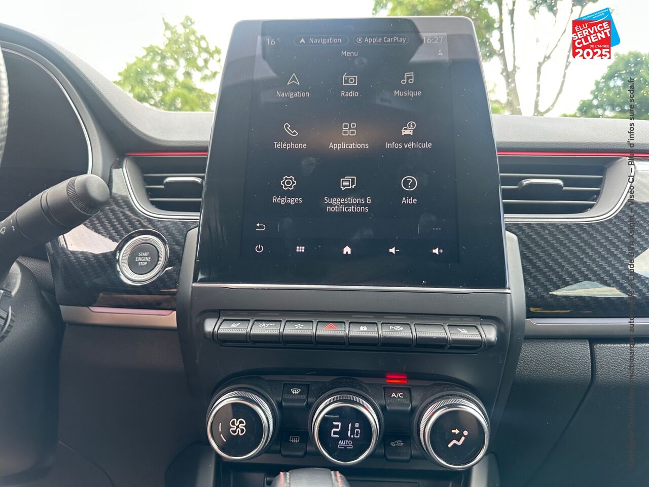 Véhicule d'occasion RENAULT ARKANA 1.3 TCE MILD HYBRID 140CH RS LINE EDC -22 chez Renault Sélestat
