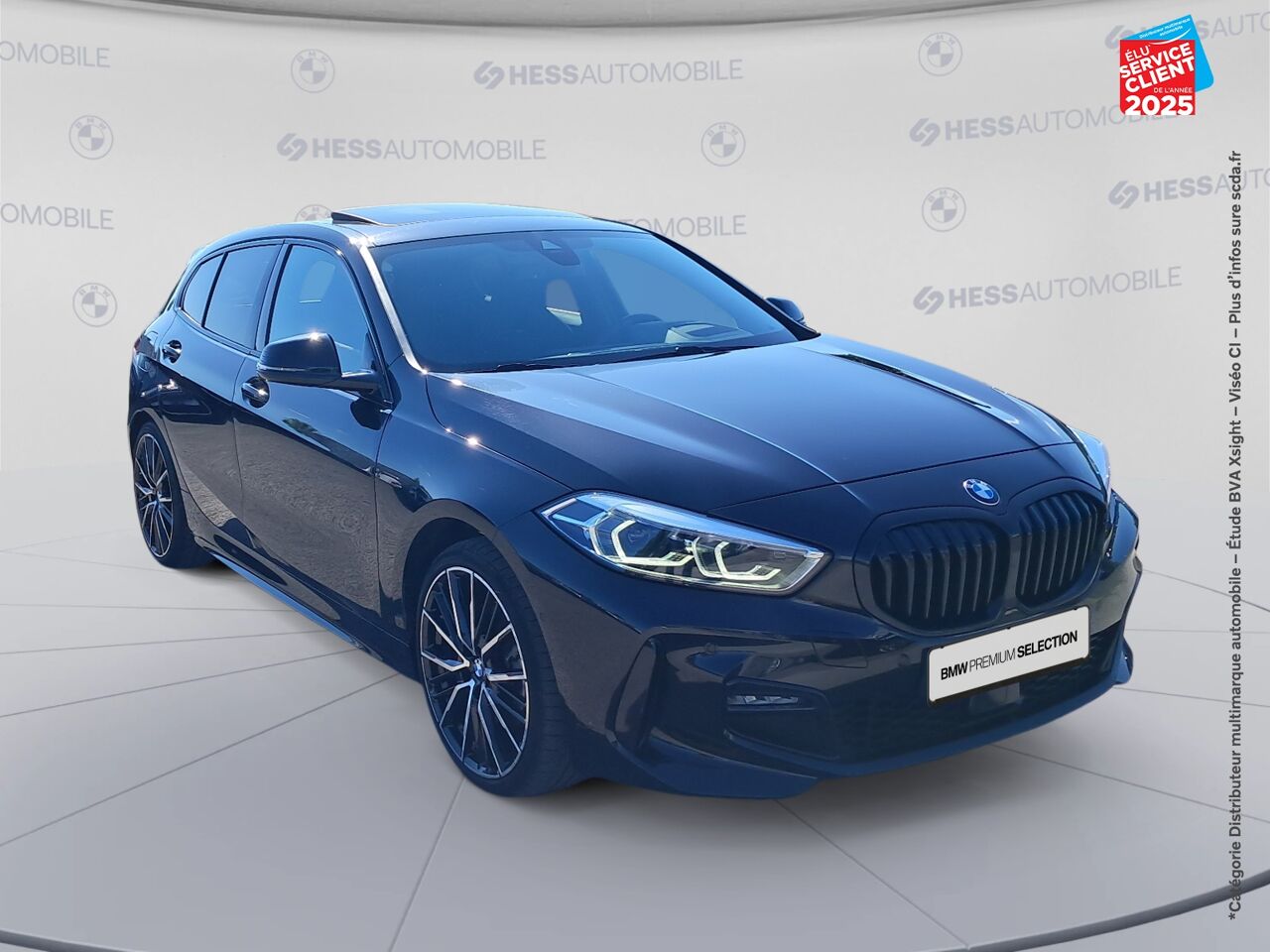 Véhicule d'occasion BMW SERIE 1 118IA 136CH M SPORT DKG7 TOUVRANT GPS CAMERA H/KARDON chez BMW Besançon