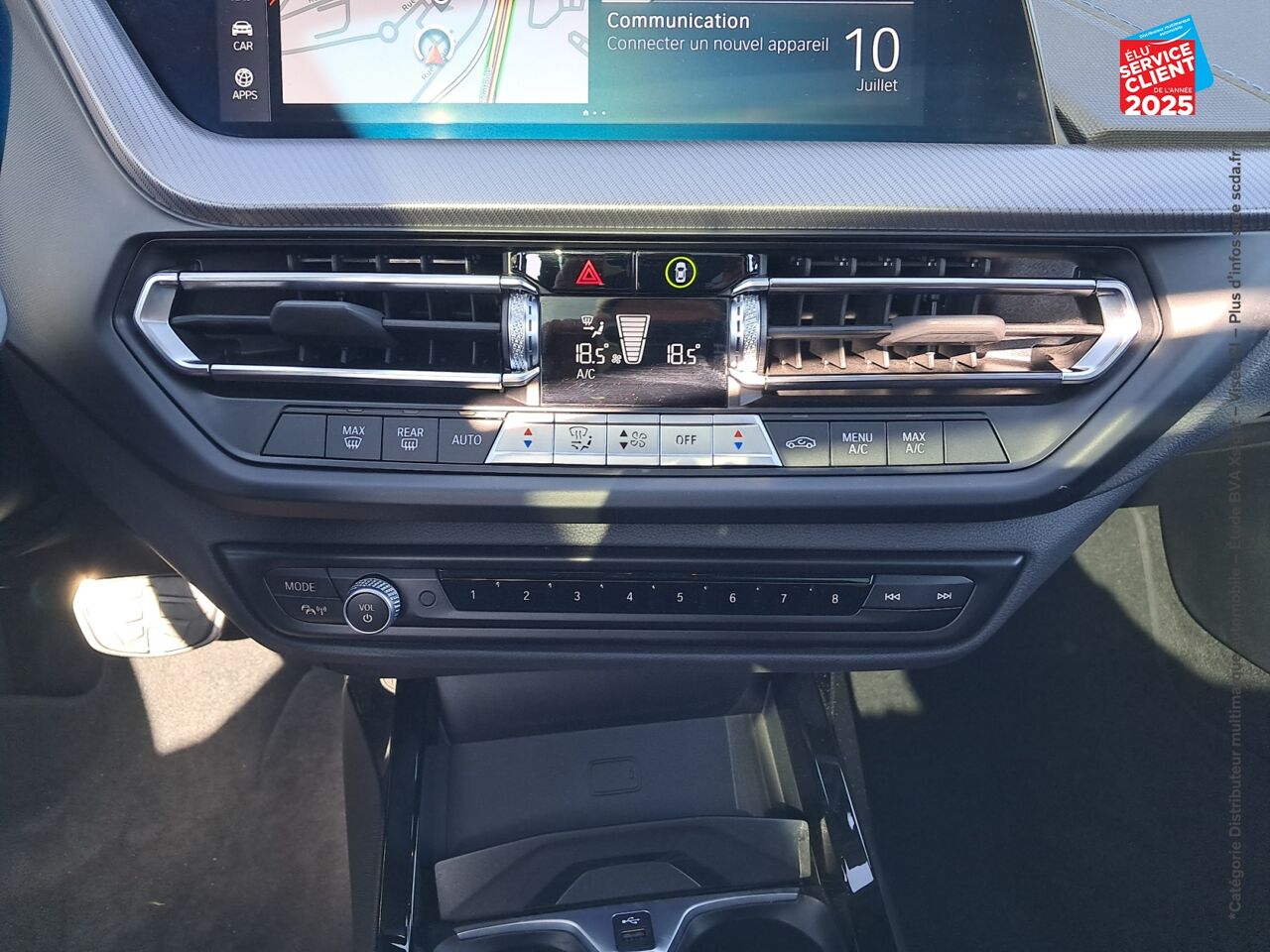 Véhicule d'occasion BMW SERIE 1 118IA 136CH M SPORT DKG7 TOUVRANT GPS CAMERA H/KARDON chez BMW Besançon