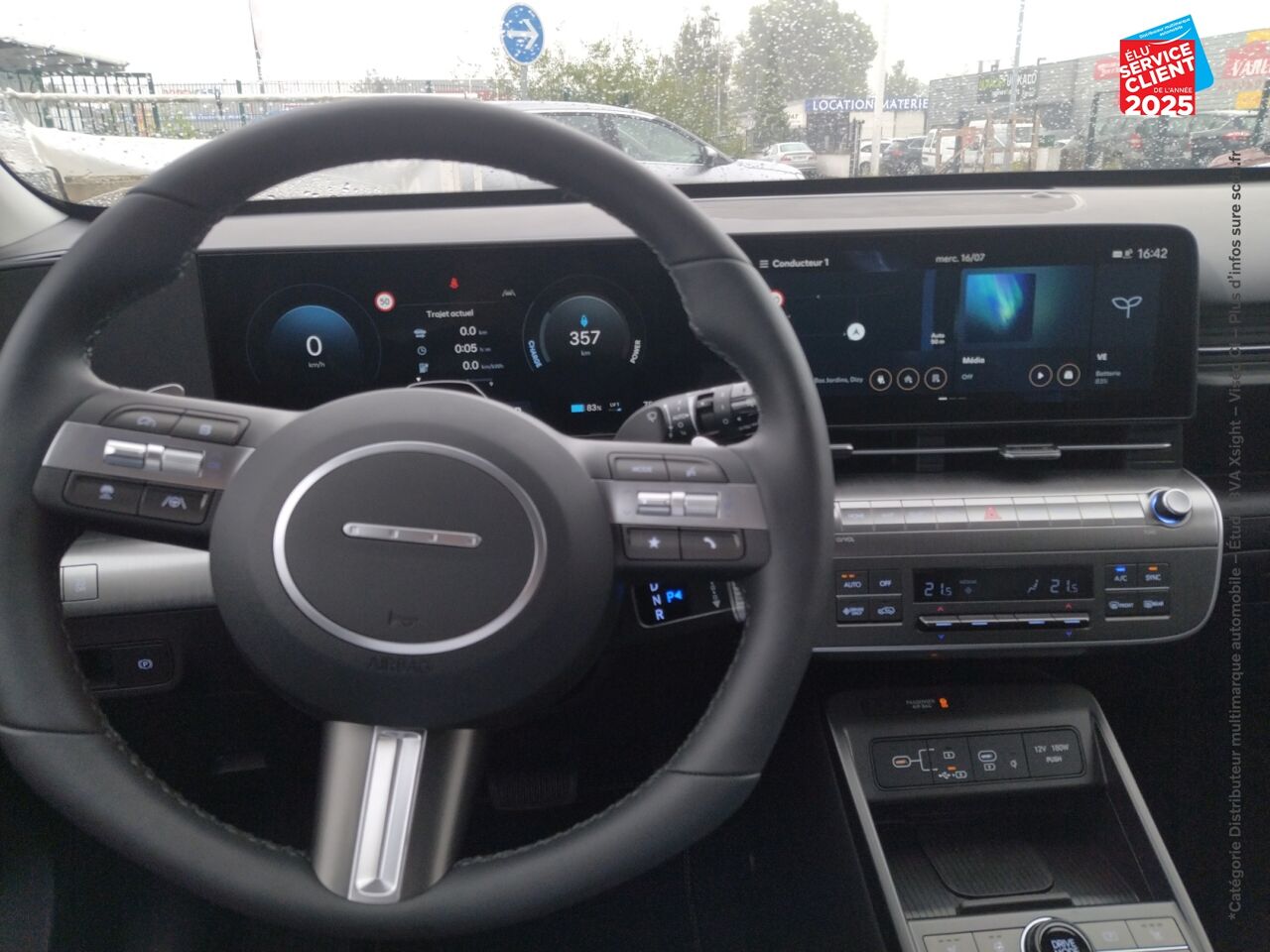 Véhicule d'occasion HYUNDAI KONA ELECTRIC 65KWH - 217CH CREATIVE chez Fiat Mulhouse