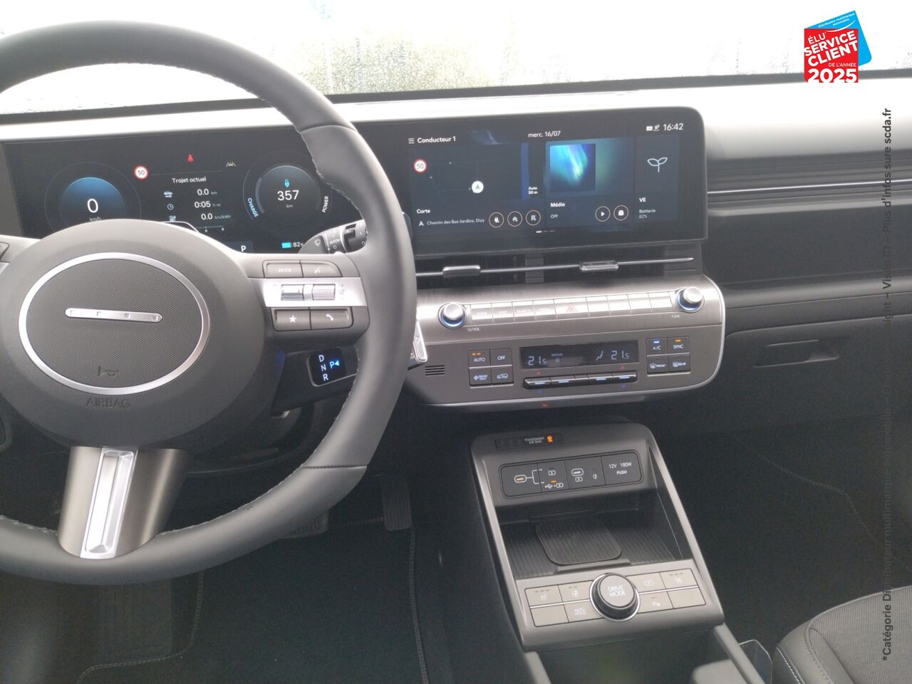 Véhicule d'occasion HYUNDAI KONA ELECTRIC 65KWH - 217CH CREATIVE chez Fiat Mulhouse