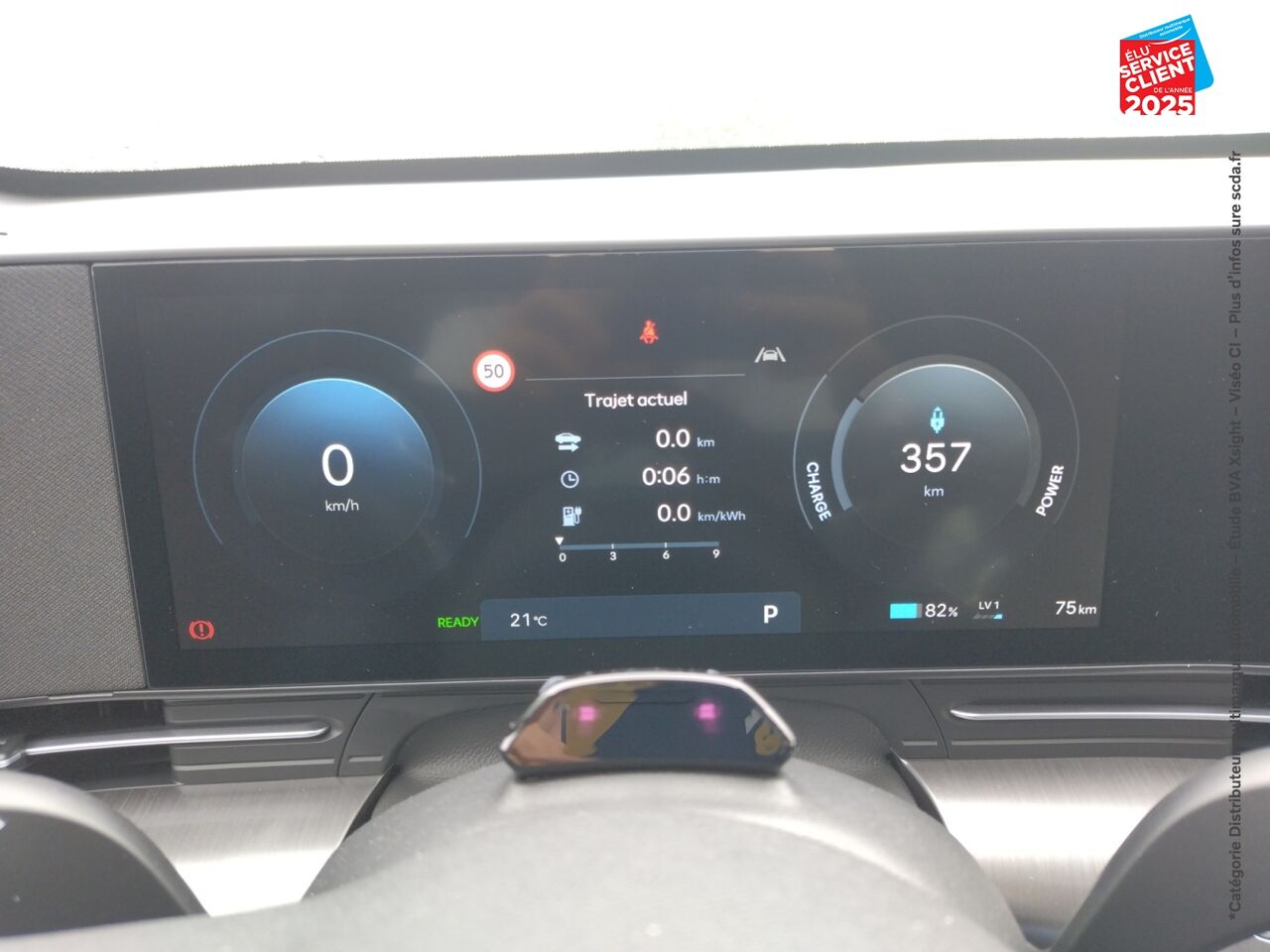 Véhicule d'occasion HYUNDAI KONA ELECTRIC 65KWH - 217CH CREATIVE chez Fiat Mulhouse