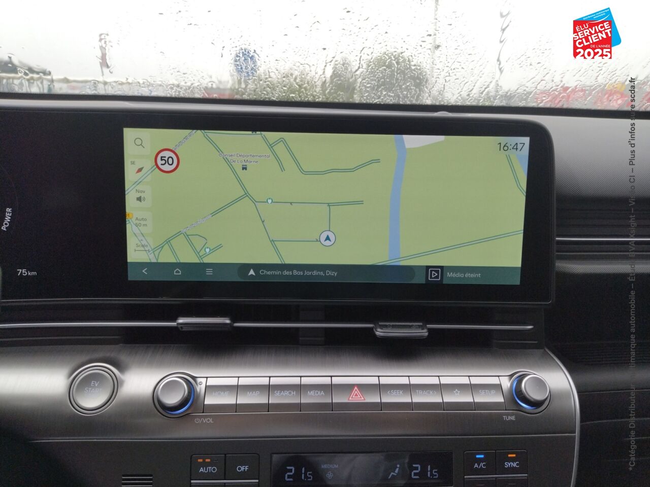 Véhicule d'occasion HYUNDAI KONA ELECTRIC 65KWH - 217CH CREATIVE chez Fiat Mulhouse