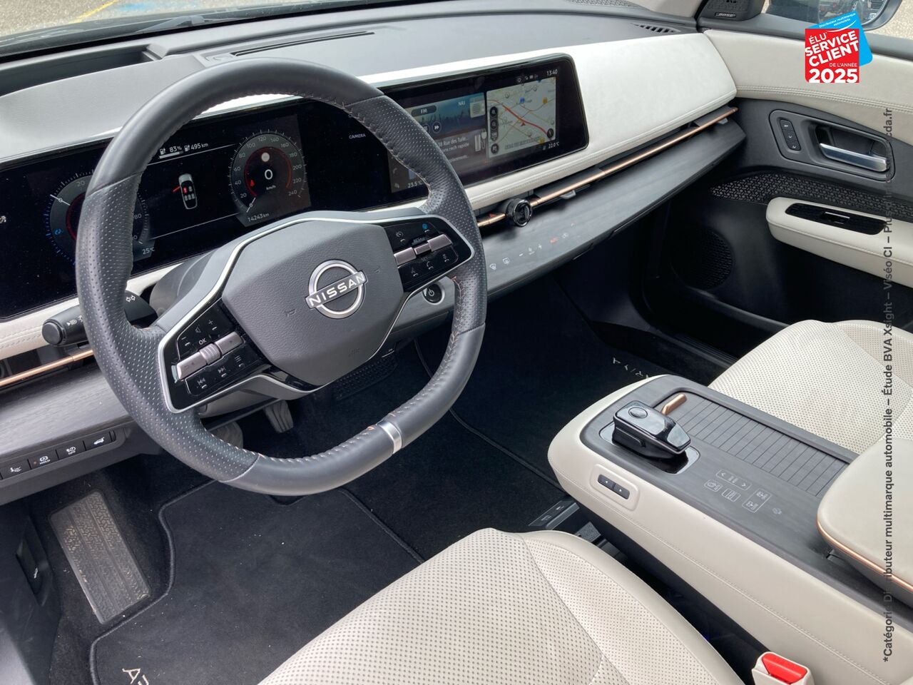 Véhicule d'occasion NISSAN ARIYA 87KWH 242CH EVOLVE chez Opel Beaune