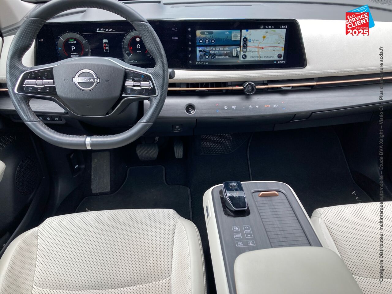 Véhicule d'occasion NISSAN ARIYA 87KWH 242CH EVOLVE chez Opel Beaune