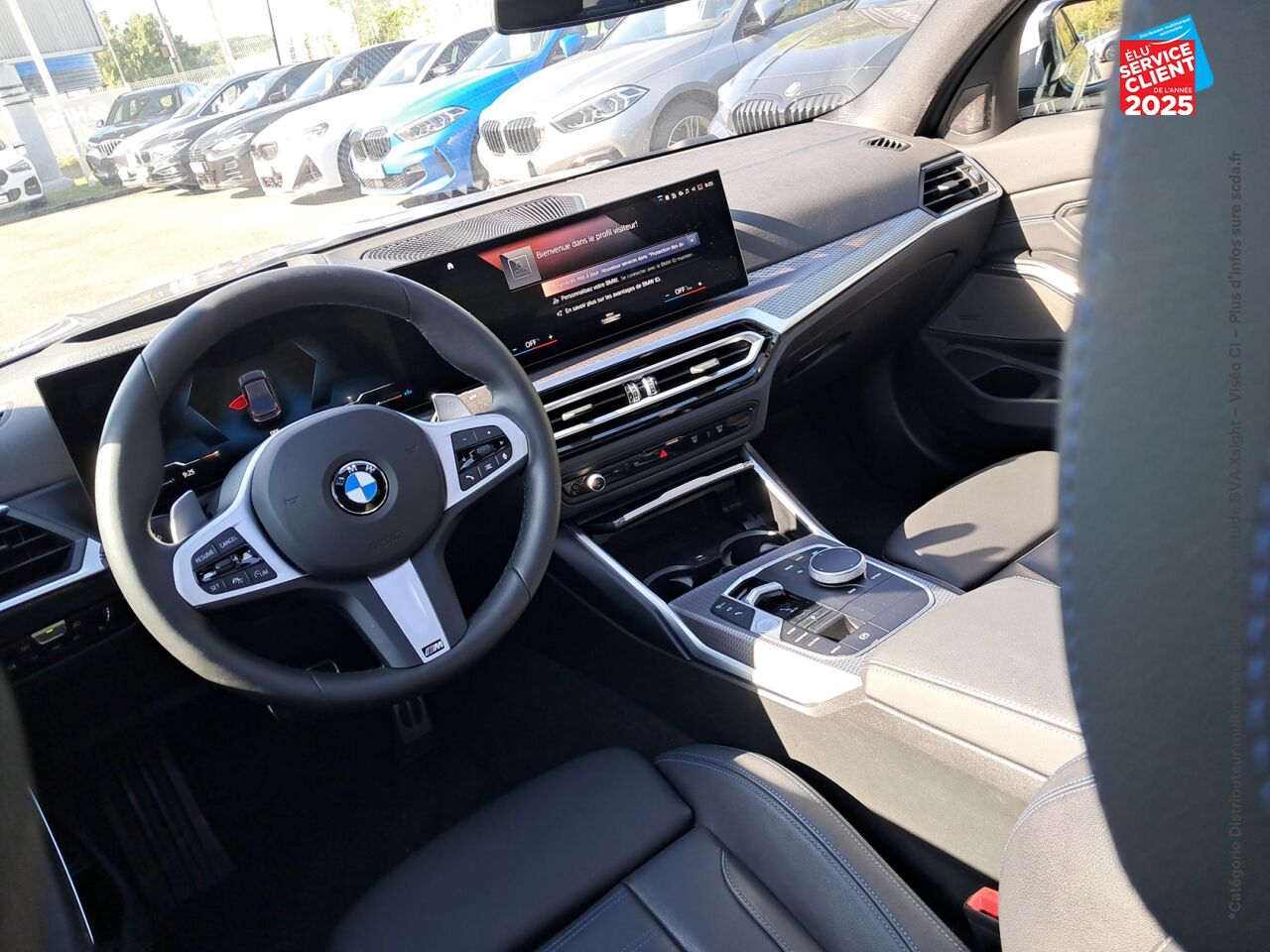 Véhicule d'occasion BMW SERIE 3 320DA XDRIVE 190CH M SPORT TOUVRANT SIEGES CHAUF/CUIR GPS CAMERA CARPLAY HUD H/KARDON chez HESS Automobile
