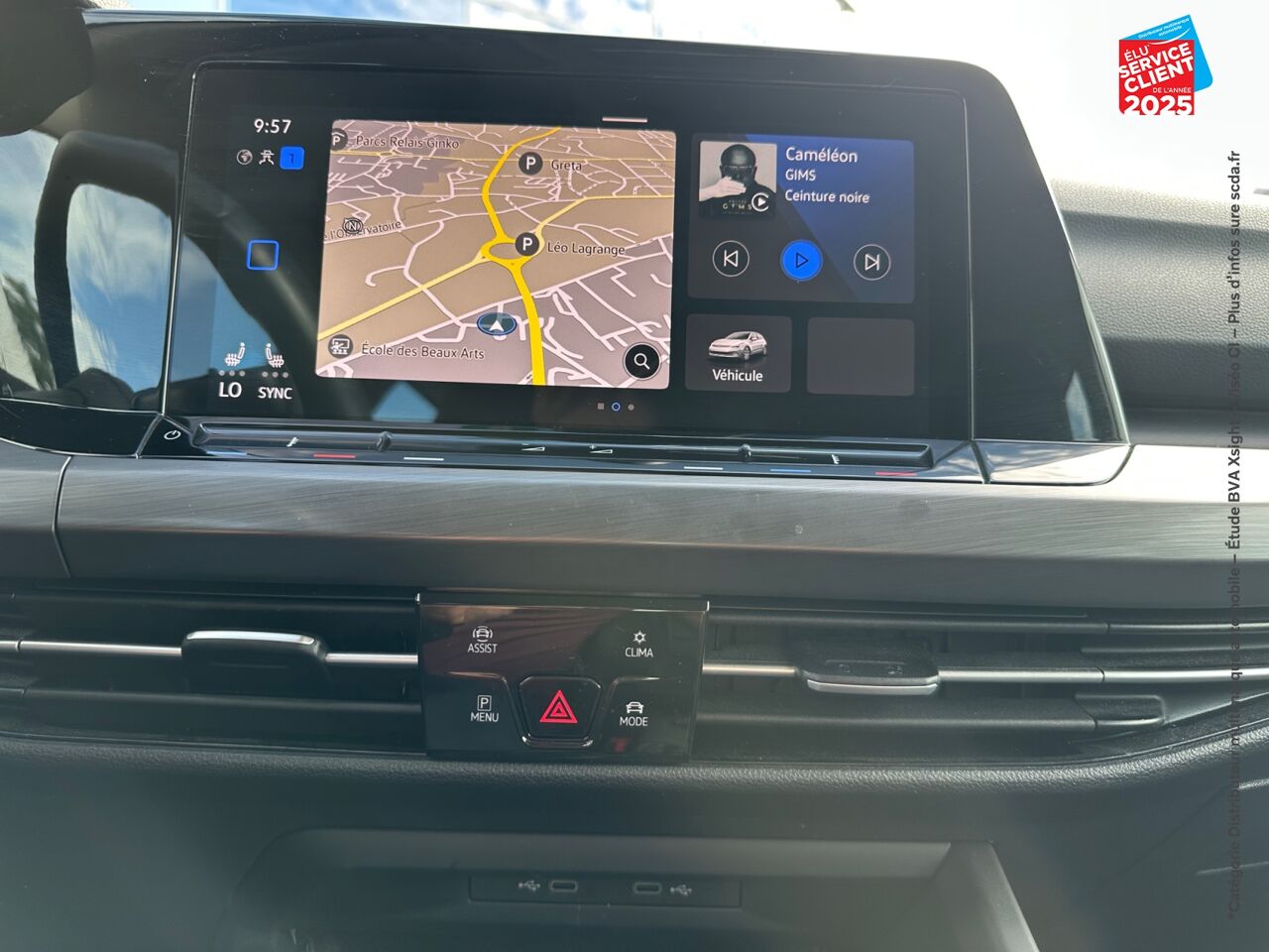 Véhicule d'occasion VOLKSWAGEN GOLF 1.5 ETSI OPF 150CH STYLE 1ST DSG7 GPS RADAR AV/AR CARPLAY chez Toyota Sarreguemines