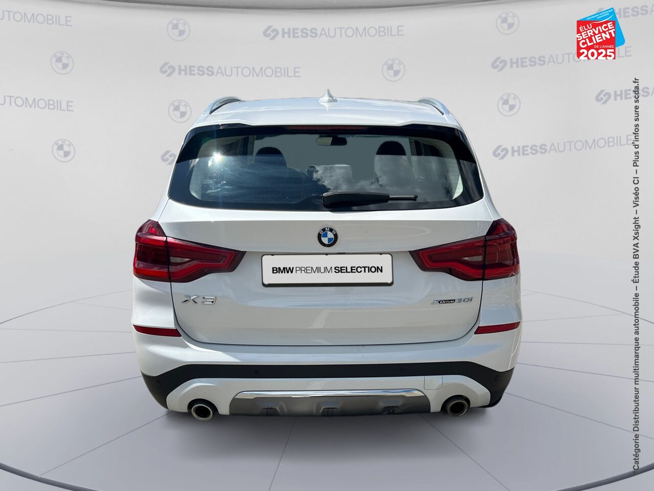 Véhicule d'occasion BMW X3 XDRIVE30IA 252CH LUXURY EURO6D-T TPANO SIEGES CHAUF/CUIR chez Nissan Strasbourg