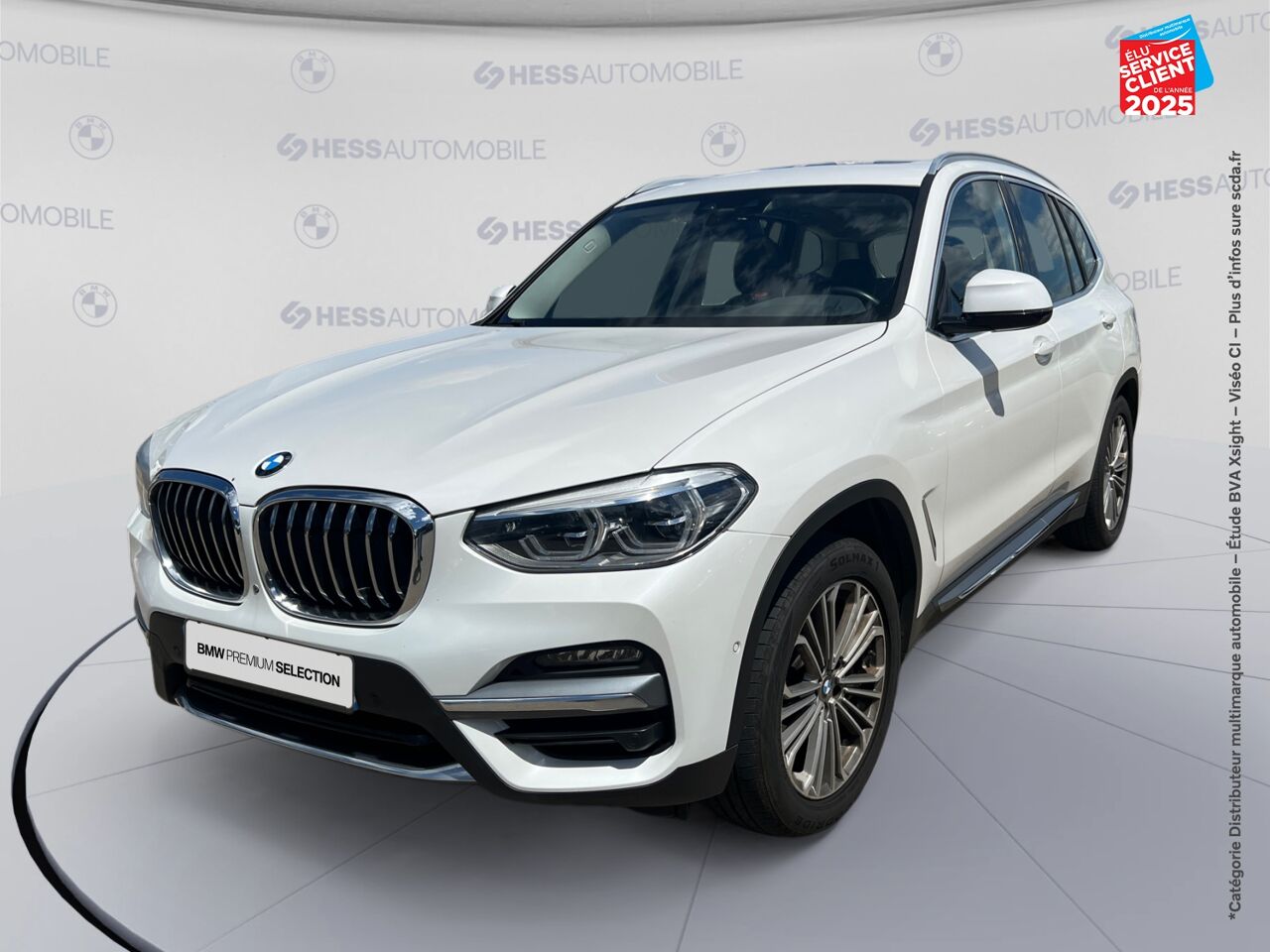 Véhicule d'occasion BMW X3 XDRIVE30IA 252CH LUXURY EURO6D-T TPANO SIEGES CHAUF/CUIR chez Nissan Strasbourg