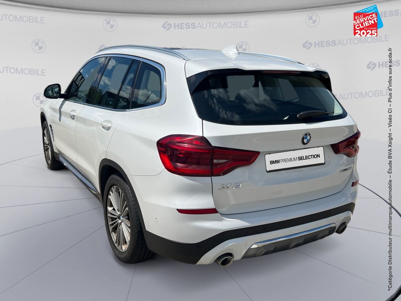Véhicule d'occasion BMW X3 XDRIVE30IA 252CH LUXURY EURO6D-T TPANO SIEGES CHAUF/CUIR chez Nissan Strasbourg