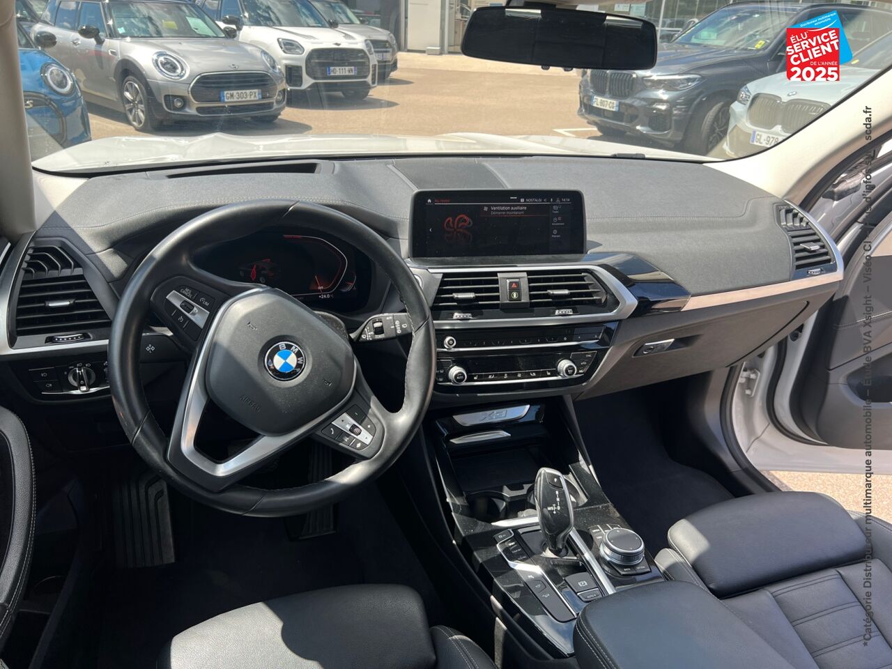 Véhicule d'occasion BMW X3 XDRIVE30IA 252CH LUXURY EURO6D-T TPANO SIEGES CHAUF/CUIR chez Nissan Strasbourg