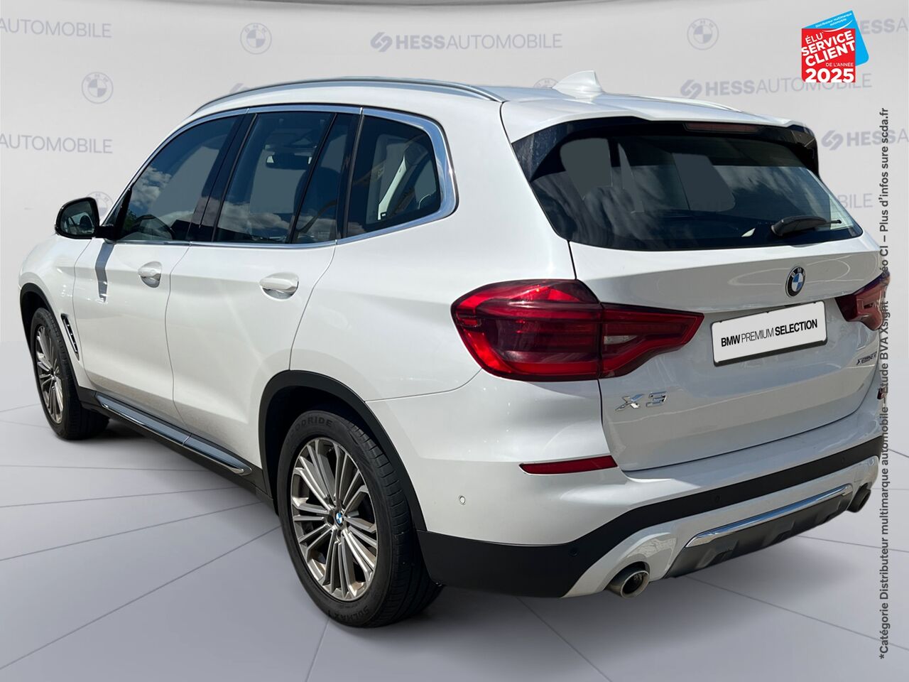 Véhicule d'occasion BMW X3 XDRIVE30IA 252CH LUXURY EURO6D-T TPANO SIEGES CHAUF/CUIR chez Nissan Strasbourg