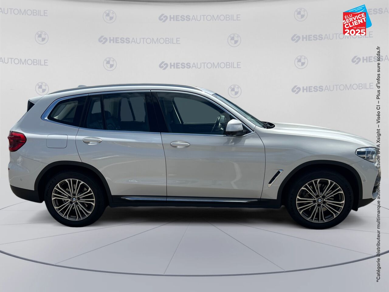 Véhicule d'occasion BMW X3 XDRIVE30IA 252CH LUXURY EURO6D-T TPANO SIEGES CHAUF/CUIR chez Nissan Strasbourg