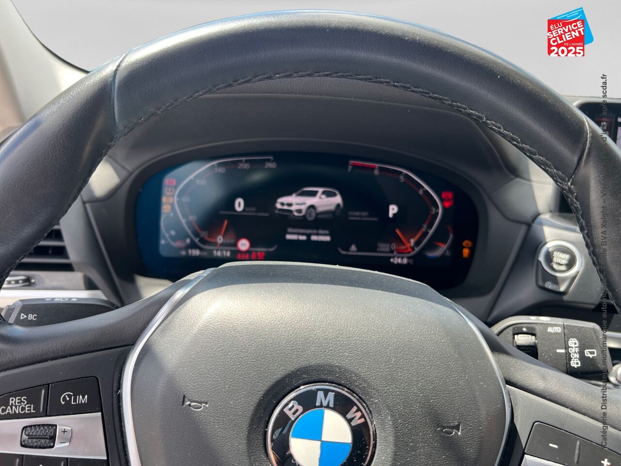 Véhicule d'occasion BMW X3 XDRIVE30IA 252CH LUXURY EURO6D-T TPANO SIEGES CHAUF/CUIR chez Nissan Strasbourg