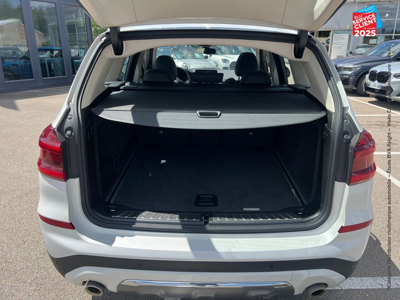 Véhicule d'occasion BMW X3 XDRIVE30IA 252CH LUXURY EURO6D-T TPANO SIEGES CHAUF/CUIR chez Nissan Strasbourg