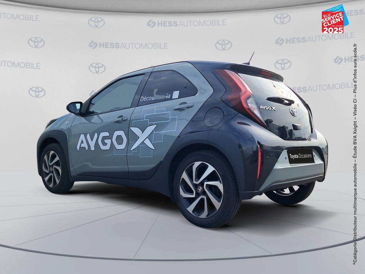 Véhicule d'occasion TOYOTA AYGO X 1.0 VVT-I 72CH DESIGN MY24 chez Renault Saint-Louis