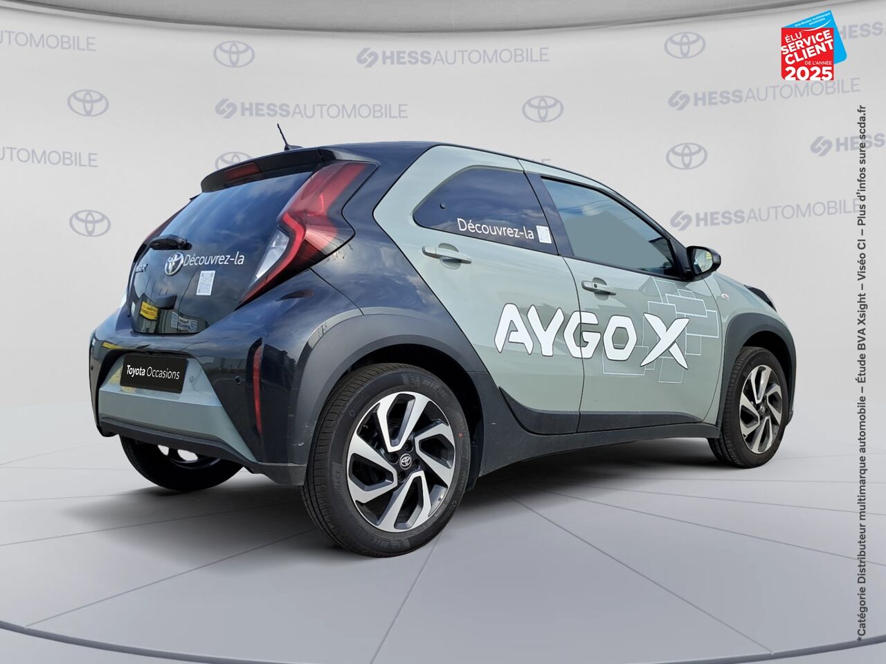 Véhicule d'occasion TOYOTA AYGO X 1.0 VVT-I 72CH DESIGN MY24 chez Renault Saint-Louis