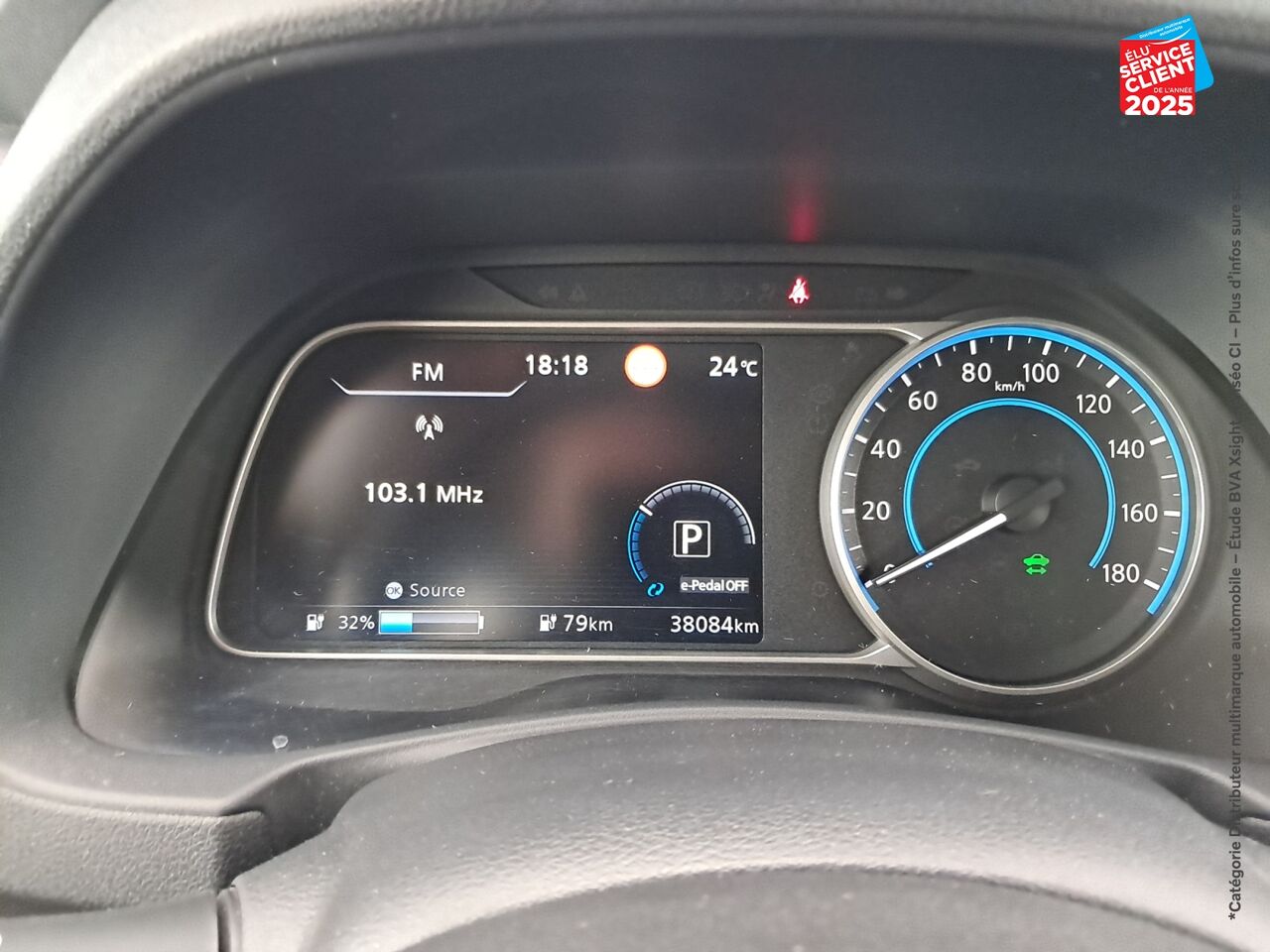 Véhicule d'occasion NISSAN LEAF 150CH 40KWH ACENTA 22 chez Renault Saint-Louis