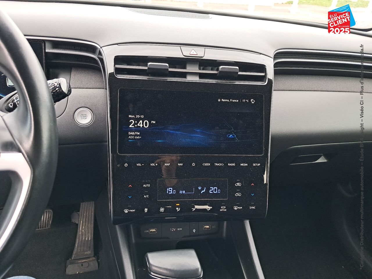 Véhicule d'occasion HYUNDAI TUCSON 1.6 T-GDI 150CH HYBRID 48V CREATIVE DCT7 TOUVRANT SIEGES CHAUF CAMERA chez Toyota Sarreguemines
