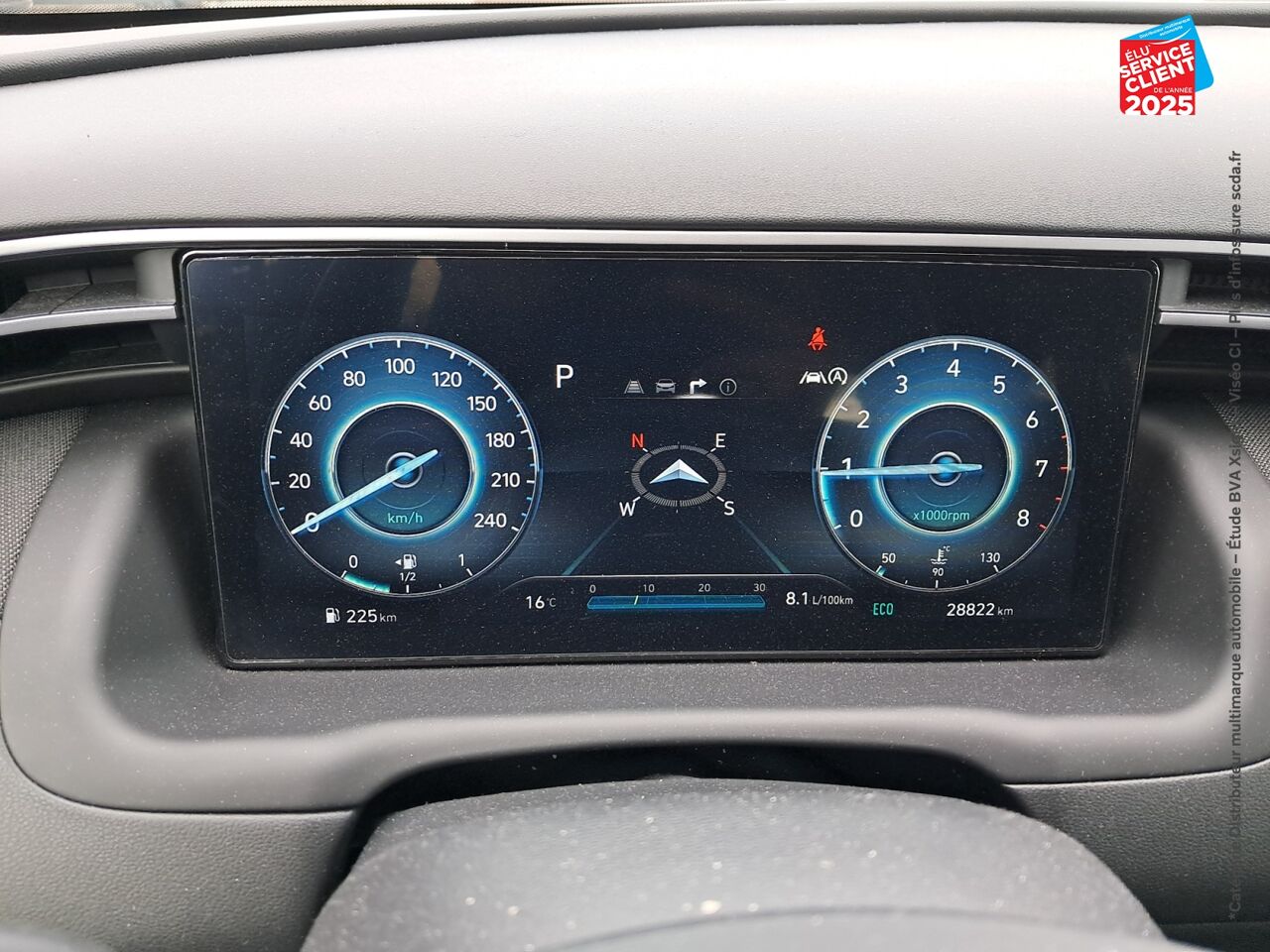 Véhicule d'occasion HYUNDAI TUCSON 1.6 T-GDI 150CH HYBRID 48V CREATIVE DCT7 TOUVRANT SIEGES CHAUF CAMERA chez Toyota Sarreguemines