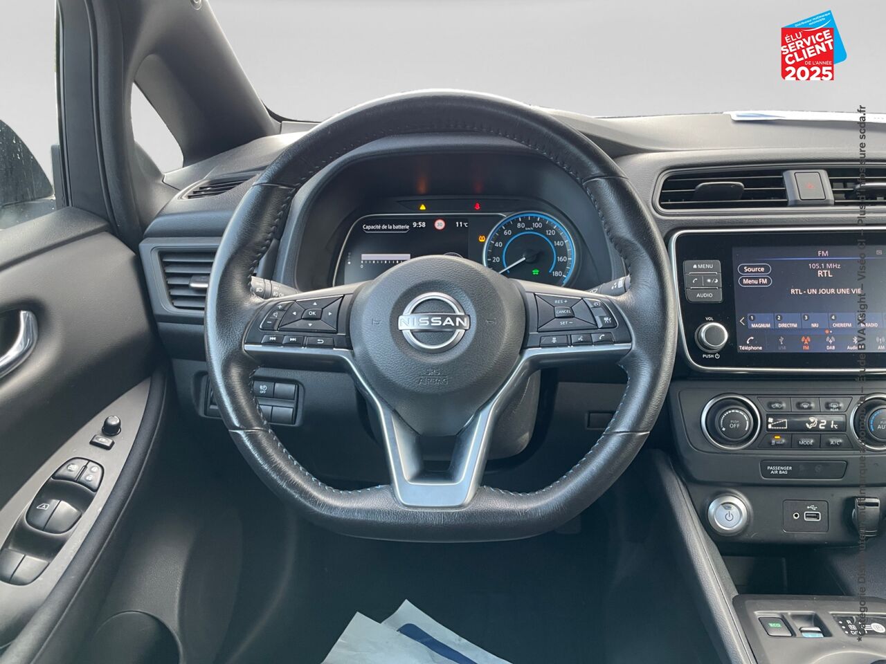 Véhicule d'occasion NISSAN LEAF 150CH 40KWH ACENTA 22 CAMERA chez Nissan Qashqai occasion