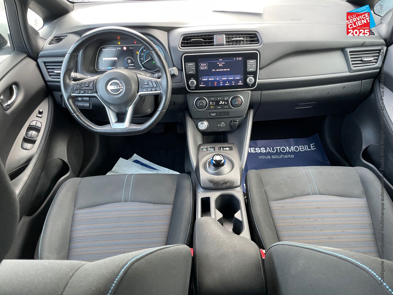 Véhicule d'occasion NISSAN LEAF 150CH 40KWH ACENTA 22 CAMERA chez Nissan Qashqai occasion