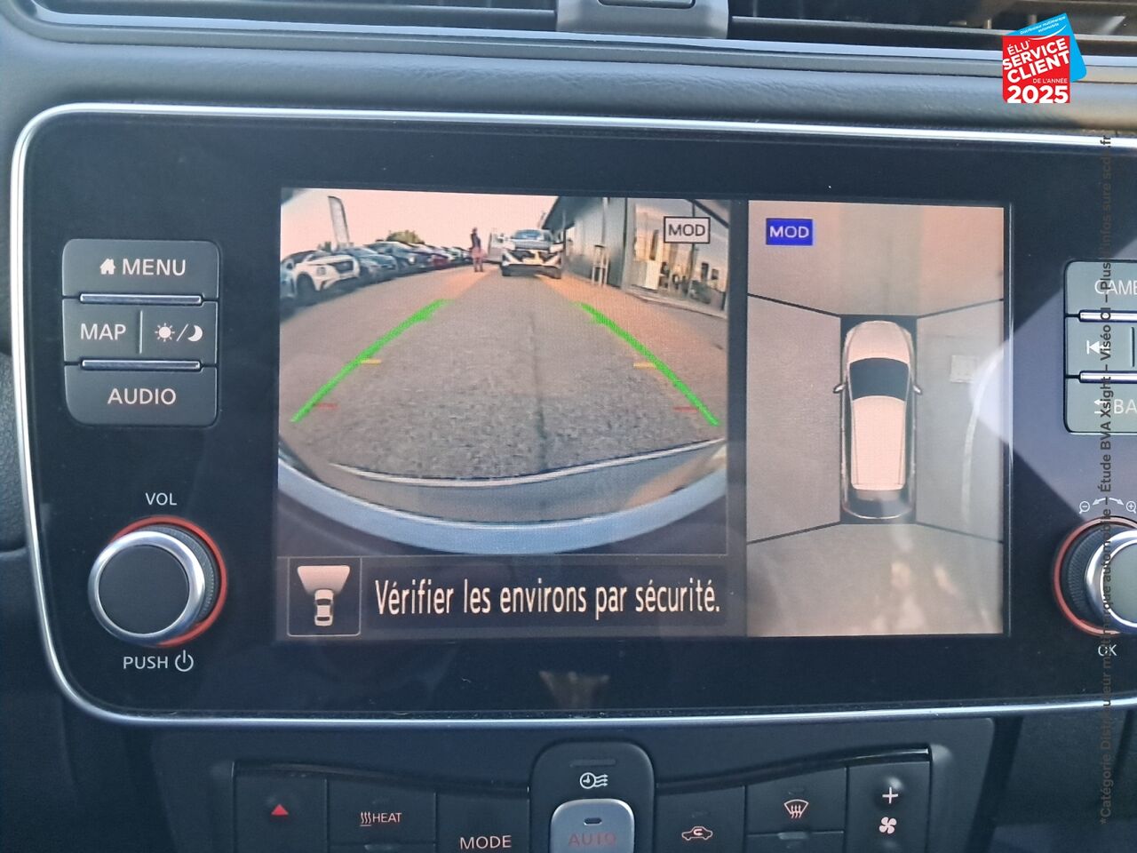 Véhicule d'occasion NISSAN LEAF 217CH E+ 62KWH N-CONNECTA 21 SIEGES CHAUF GPS CAMERA chez Nissan Juke occasion