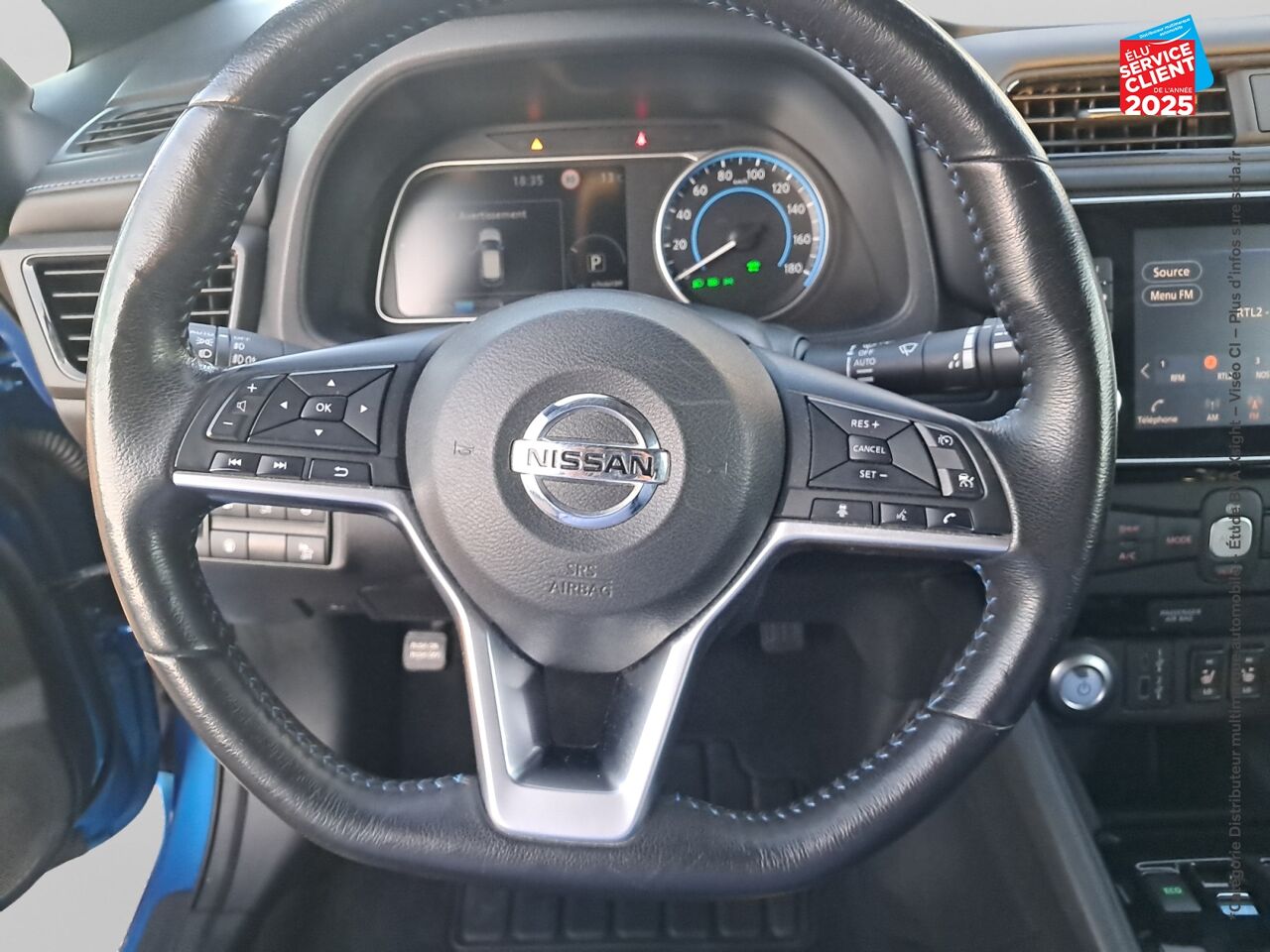 Véhicule d'occasion NISSAN LEAF 217CH E+ 62KWH N-CONNECTA 21 SIEGES CHAUF GPS CAMERA chez Nissan Juke occasion