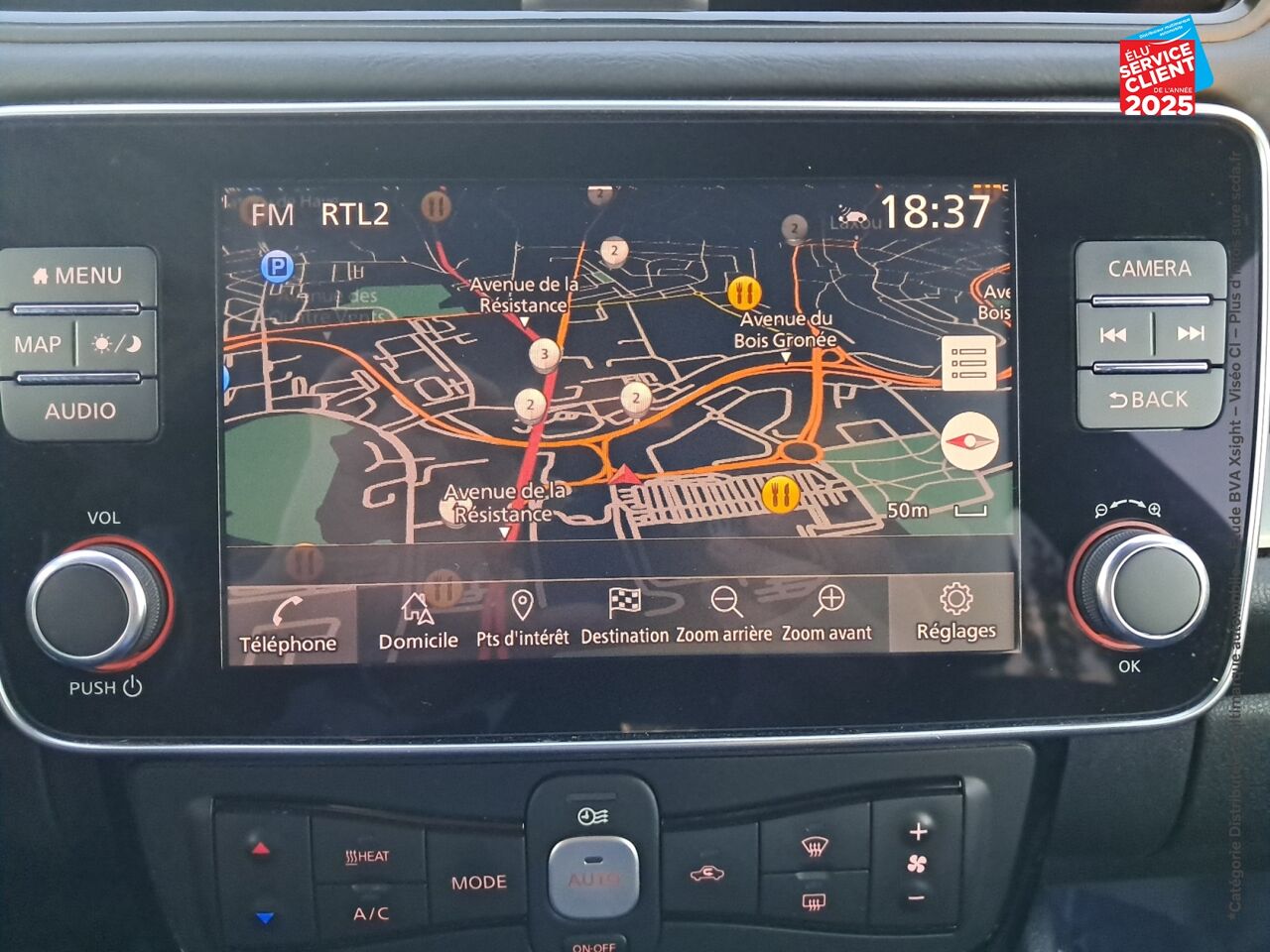 Véhicule d'occasion NISSAN LEAF 217CH E+ 62KWH N-CONNECTA 21 SIEGES CHAUF GPS CAMERA chez Nissan Juke occasion