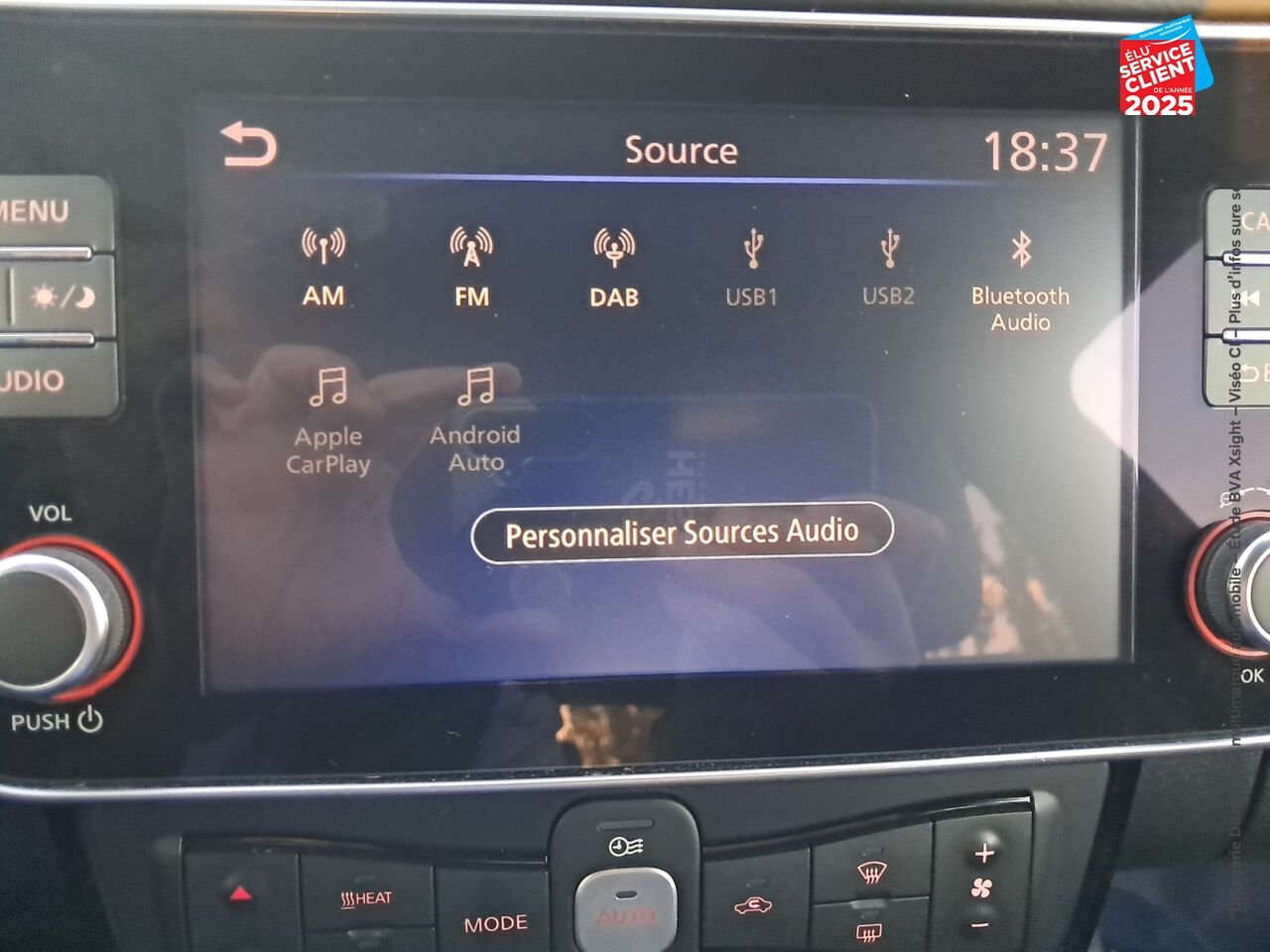 Véhicule d'occasion NISSAN LEAF 217CH E+ 62KWH N-CONNECTA 21 SIEGES CHAUF GPS CAMERA chez Nissan Juke occasion