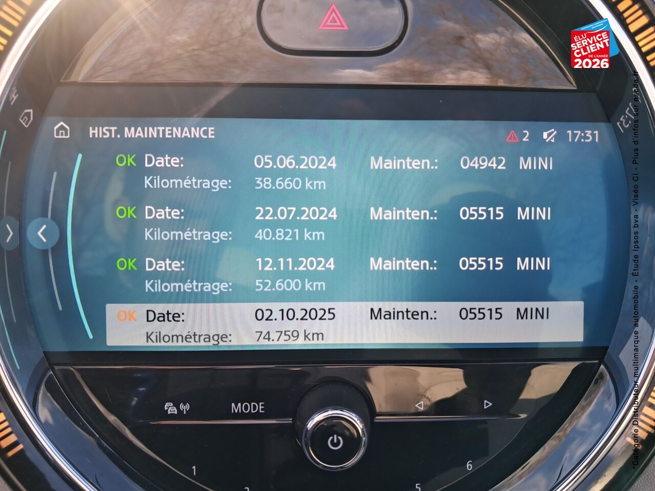 chez MINI Besançon