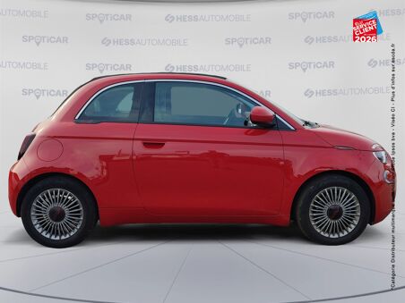 FIAT 500C E 118CH  RED MY23