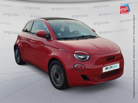FIAT 500C E 118CH  RED MY23
