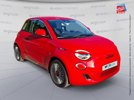 FIAT 500 E 95CH RED MY23