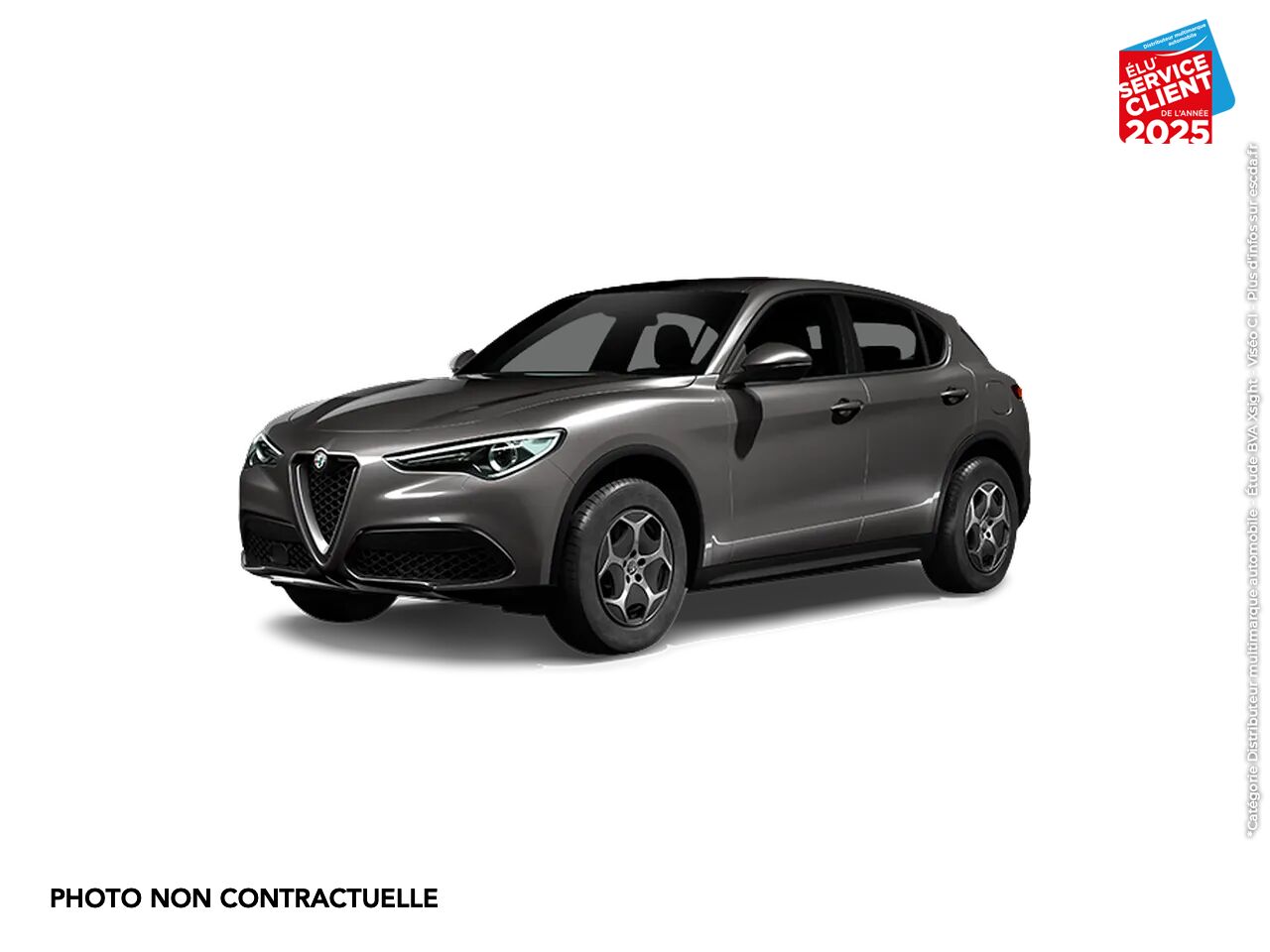 Véhicule neuf ALFA ROMEO STELVIO 2.0 BZ STELVIO MY24 2.2 DIESEL 160CH AT8 SPRINT chez Fiat Mulhouse
